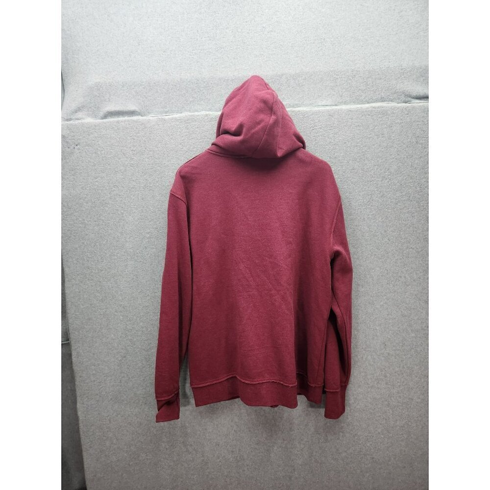 Bubba‎ Gump Shrimp Co. Burgundy Hooded Cardigan Sweater Jacket XXL Cotton mix - Picture 4 of 5